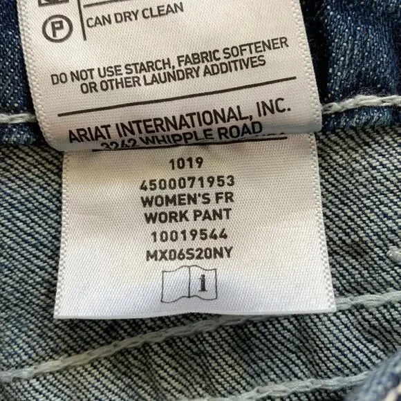 Ariat FR Mid Rise Bootcut Entwined Jeans, size 32 - Picture 7 of 12